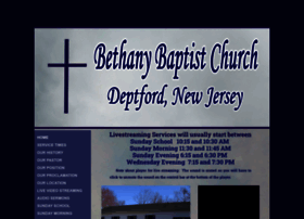 Bethanybaptistdeptford.org thumbnail