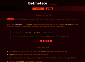 Betmeteor.com thumbnail