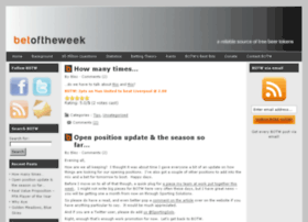 Betoftheweek.net thumbnail