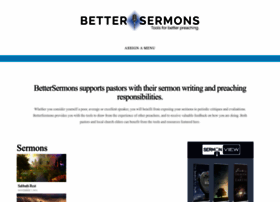 Bettersermons.org thumbnail