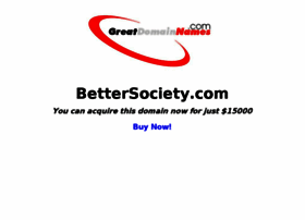 Bettersociety.com thumbnail