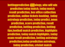 Bettingpredictionastrology.com thumbnail
