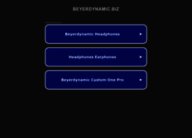 Beyerdynamic.biz thumbnail Beyerdynamic.biz thumbnail