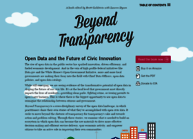 Beyondtransparency.org thumbnail