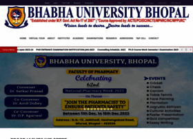 Bhabhauniversity.edu.in thumbnail