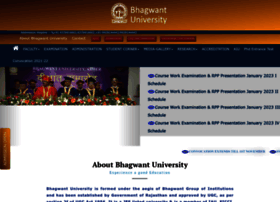 Bhagwantuniversity.ac.in thumbnail