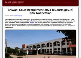 Bhiwani.courtrecruitment.com thumbnail