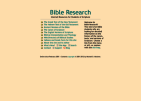 Bible-researcher.com thumbnail