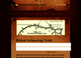 Biblicalarchaeologytruth.com thumbnail