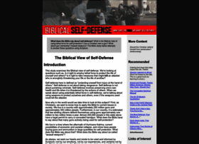 Biblicalselfdefense.com thumbnail