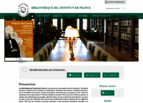 Bibliotheque-institutdefrance.fr thumbnail