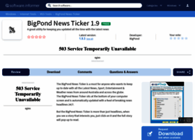 Bigpond-news-ticker.software.informer.com thumbnail