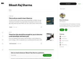 Bikashxsharma.medium.com thumbnail