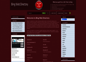Bingwebdirectory.com thumbnail