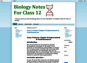 Biologynotesforclass12.blogspot.com thumbnail