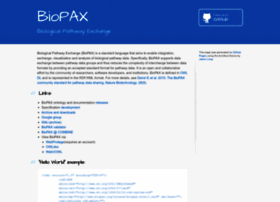 Biopax.org thumbnail
