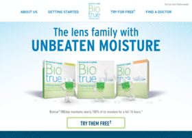 Biotrueonedaylenses.com thumbnail
