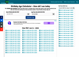 Birthday-age-calculator.com thumbnail