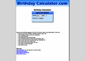 Birthdaycalculator.com thumbnail
