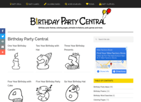 Birthdaypartycentral.com thumbnail