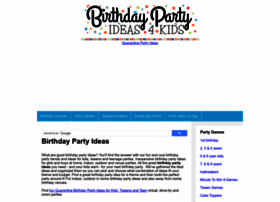Birthdaypartyideas4kids.com thumbnail