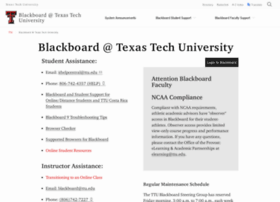 Blackboard.ttu.edu thumbnail
