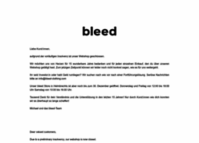 Bleed-clothing.com thumbnail