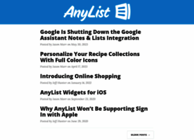 Blog.anylistapp.com thumbnail Blog.anylistapp.com thumbnail