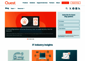 Blog.quest.com thumbnail