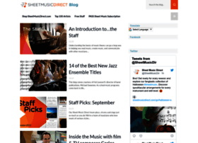 Blog.sheetmusicdirect.us thumbnail