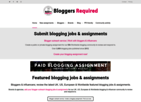 Bloggersrequired.com thumbnail