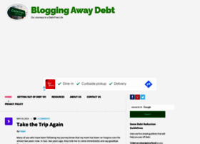 Bloggingawaydebt.com thumbnail