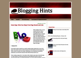 Blogginghints.com thumbnail