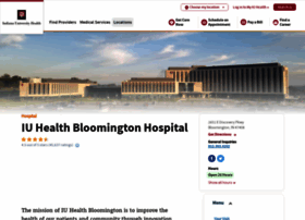 Bloomingtonhospital.com thumbnail