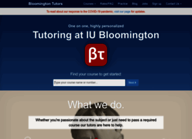 Bloomingtontutors.com thumbnail