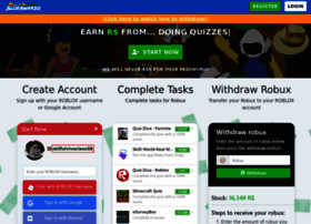 Bloxawards Com At Wi Bux Fun Earn Robux By Doing Simple Tasks - free robux bloxawards