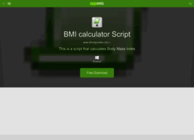 Bmi-calculator-script.apponic.com thumbnail