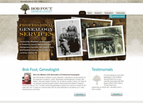 Bobfoutgenealogy.com thumbnail