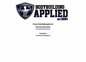 Bodybuildingapplied.com thumbnail