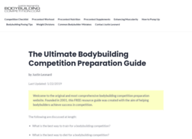 Bodybuildingcompetition.com thumbnail