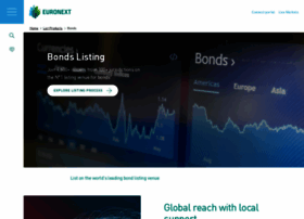 Bonds.euronext.com thumbnail