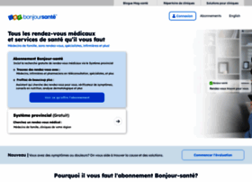 Bonjour-sante.ca thumbnail