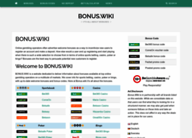 Bonuswiki.com thumbnail