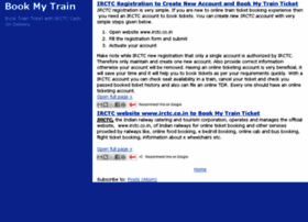 Bookmytrain.co.in thumbnail