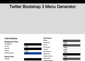 Bootstrap3-menu.codedorigin.com thumbnail