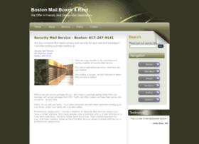 Bostonmailboxes4rent.com thumbnail