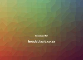 Boudeblaaie.co.za thumbnail