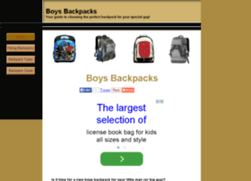 Boysbackpacks.org thumbnail
