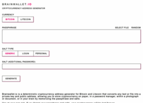 Brainwallet.io thumbnail Brainwallet.io thumbnail
