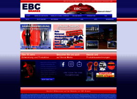 EBC Brakes - Herstellerseite ONLINESHOP für Bremsteile, Bremsscheiben, Bremsbeläge, Sportbremsscheiben